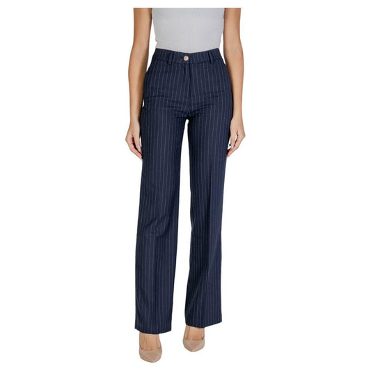 Morgan De Toi Blue Polyester Jeans & Pant Morgan De Toi Gray
