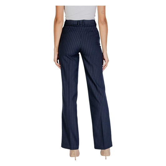 Morgan De Toi Blue Polyester Jeans & Pant Morgan De Toi Tan