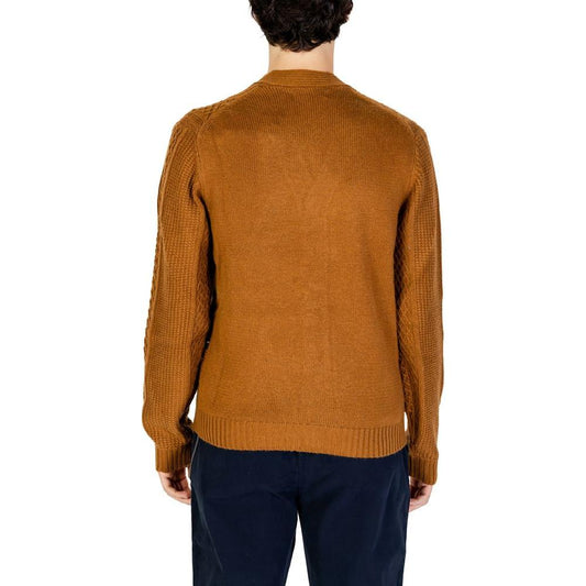 Hamaki-Ho Beige Polyester Cardigan Hamaki-Ho Sienna