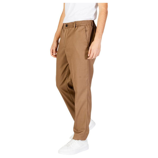 Hamaki-Ho Beige Polyester Jeans & Pant Hamaki-Ho Rosy Brown