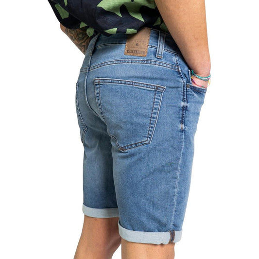 Only & Sons Blue Cotton Short Only & Sons Slate Gray