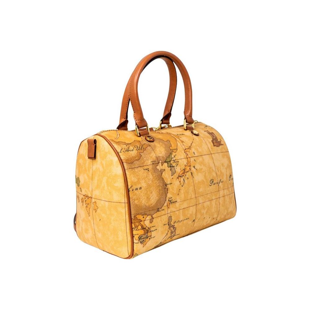Front view with bag zipped and handles upright.
