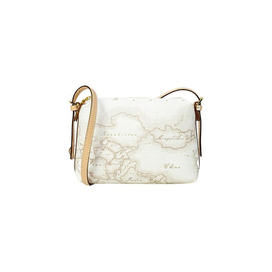 Alviero Martini Prima Classe White Leather Handbag Alviero Martini Prima Classe Antique White