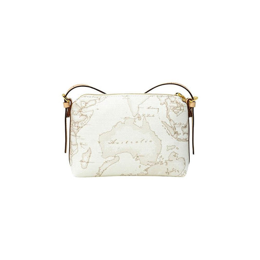 Alviero Martini Prima Classe White Leather Handbag Alviero Martini Prima Classe Antique White