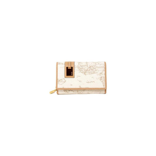 Alviero Martini Prima Classe White Leather Wallet Alviero Martini Prima Classe Antique White