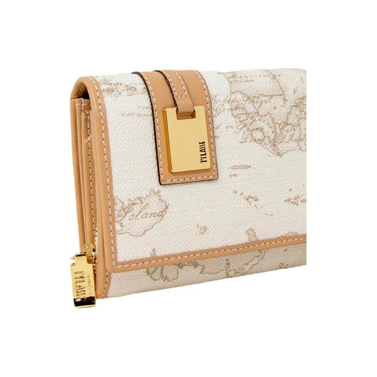 Alviero Martini Prima Classe White Leather Wallet Alviero Martini Prima Classe Light Gray