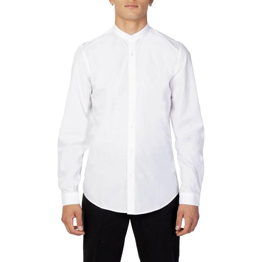 Antony Morato White Cotton Shirt Antony Morato Lavender
