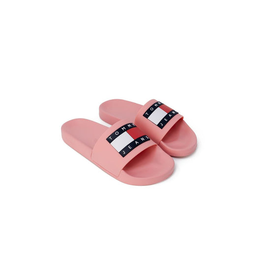 Tommy Hilfiger Jeans Orange Polyethylene Sandal Tommy Hilfiger Jeans Rosy Brown