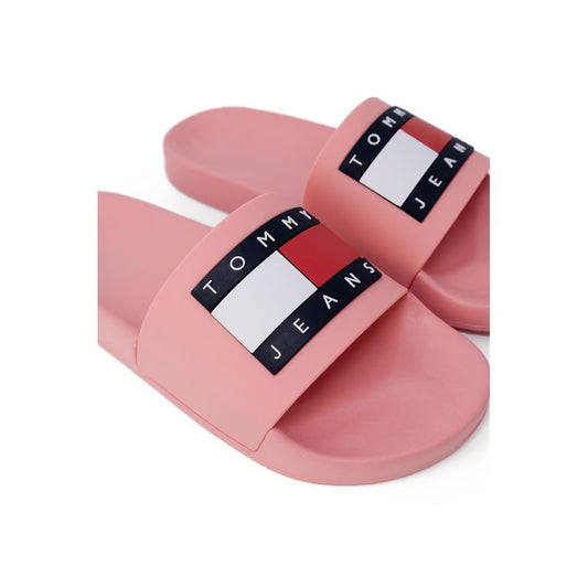 Tommy Hilfiger Jeans Orange Polyethylene Sandal Tommy Hilfiger Jeans Rosy Brown