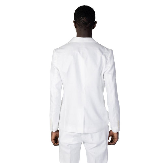 Antony Morato White Linen Suit Antony Morato Lavender