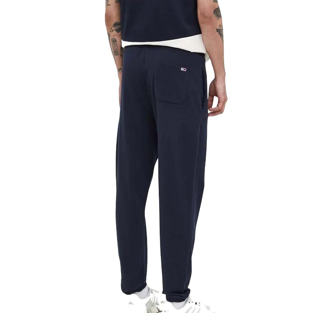 Tommy Hilfiger Jeans Blue Cotton Joggers (Workout Pants)