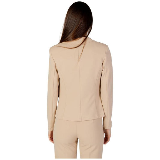 Rinascimento Beige Polyester Suits & Blazer Rinascimento Tan