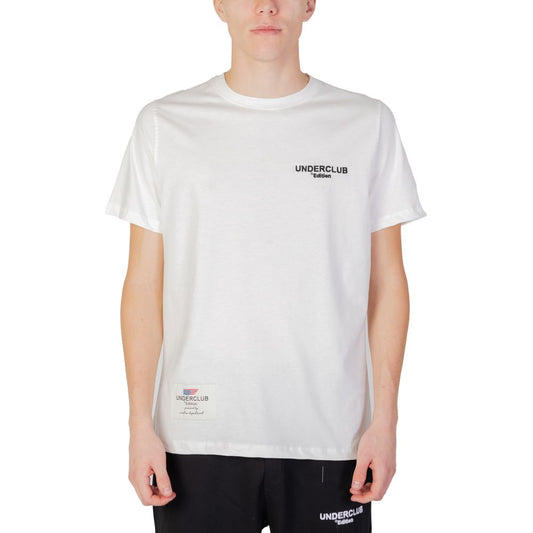 Underclub White Cotton T-Shirt Underclub Light Gray