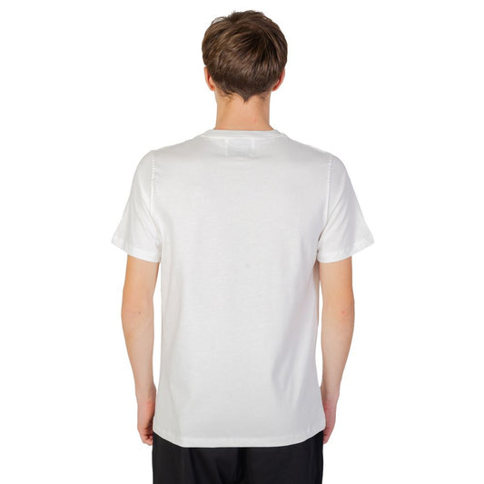 Underclub White Cotton T-Shirt Underclub Light Gray
