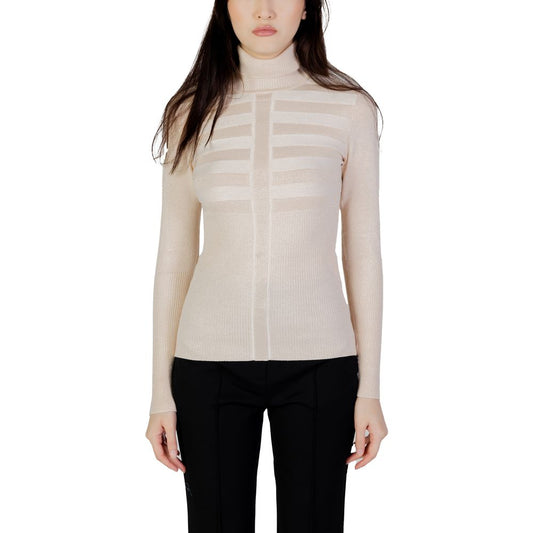 Morgan De Toi Pink Viscose Sweater Morgan De Toi Black