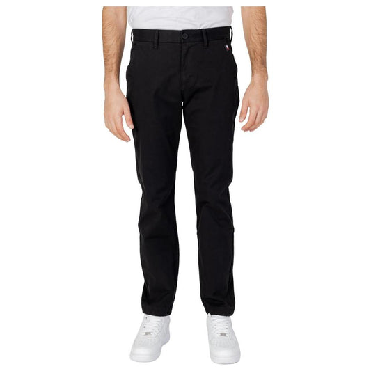 Tommy Hilfiger Jeans Black Organic Cotton Jeans & Pant Tommy Hilfiger Jeans Black