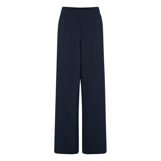 ICHI Blue Recycled Polyurethane Jeans & Pant ICHI Dark Slate Gray