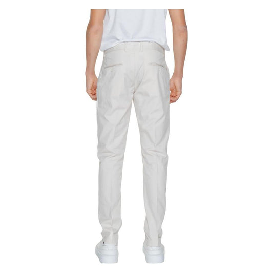 Antony Morato Beige Cotton Jeans & Pant Antony Morato Light Gray