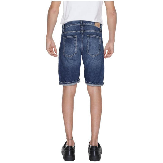 Antony Morato Blue Cotton Short Antony Morato Rosy Brown