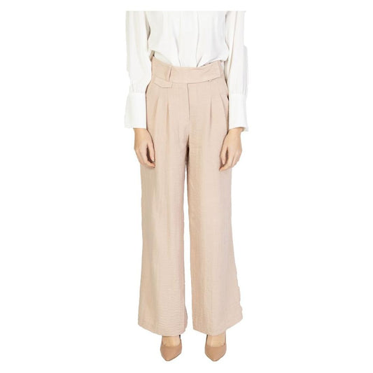 Vero Moda Pink Viscose Jeans & Pant Vero Moda Light Gray