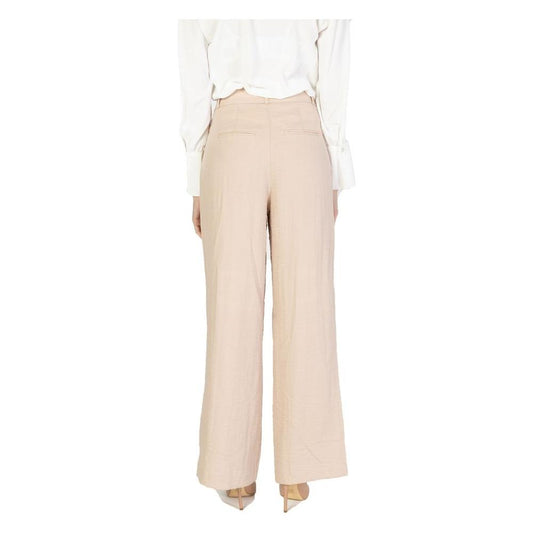 Vero Moda Pink Viscose Jeans & Pant Vero Moda Antique White