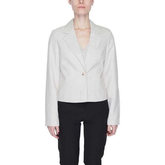 Vero Moda Gray Polyester Suits & Blazer Vero Moda Dark Slate Gray