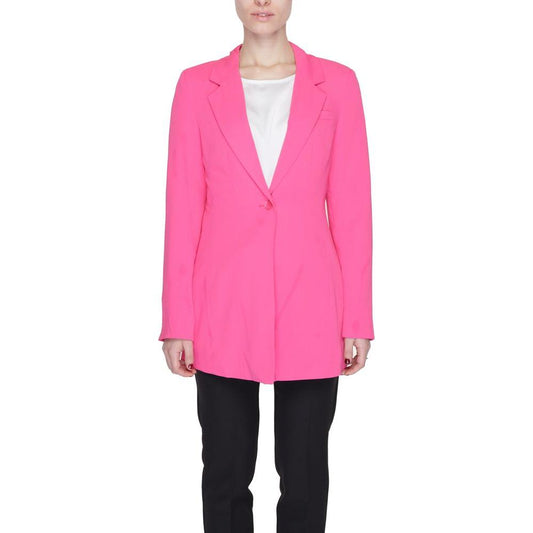 Vero Moda Pink Polyester Suits & Blazer Vero Moda Hot Pink