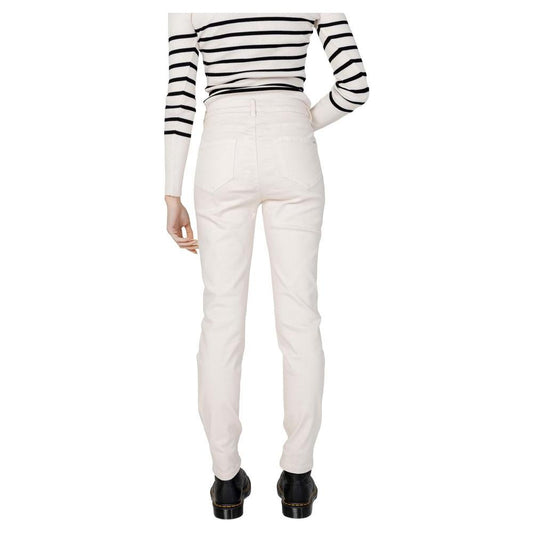 Morgan De Toi Beige Cotton Jeans & Pant Morgan De Toi Light Gray