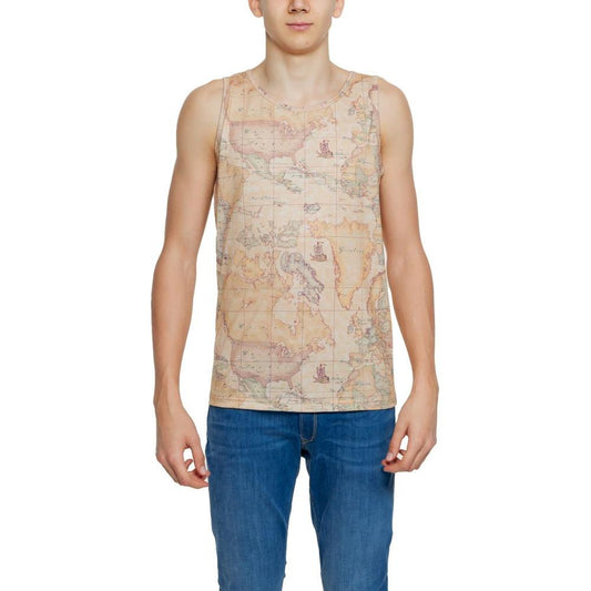 Alviero Martini Prima Classe Beige Polyester T-Shirt Alviero Martini Prima Classe Tan