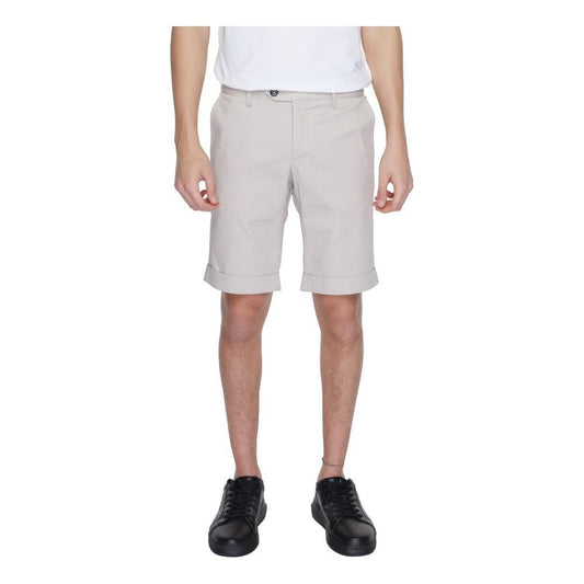 Alviero Martini Prima Classe Beige Cotton Short Alviero Martini Prima Classe Gray