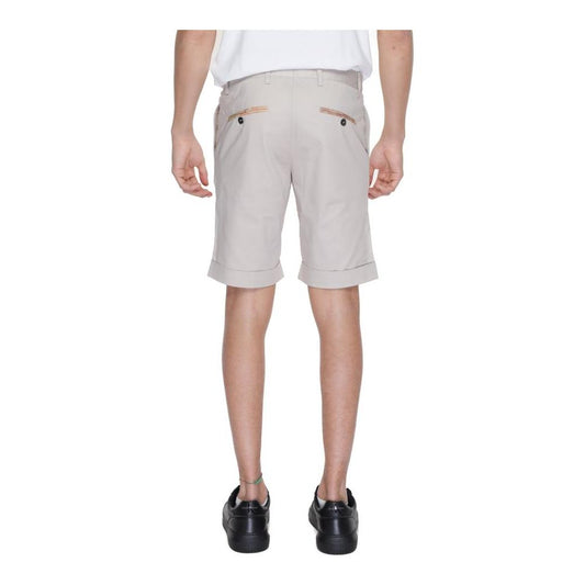 Alviero Martini Prima Classe Beige Cotton Short Alviero Martini Prima Classe Gray