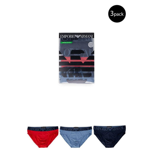 Emporio Armani Underwear Blue Cotton Underwear Emporio Armani Underwear Dark Slate Gray