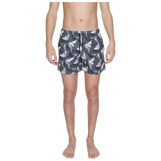 Emporio Armani Underwear Black Polyester Swimwear Emporio Armani Underwear Rosy Brown