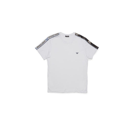 Emporio Armani Underwear White Cotton T-Shirt Emporio Armani Underwear Light Gray