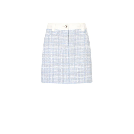 Morgan De Toi Blue Polyester Skirt Morgan De Toi Lavender