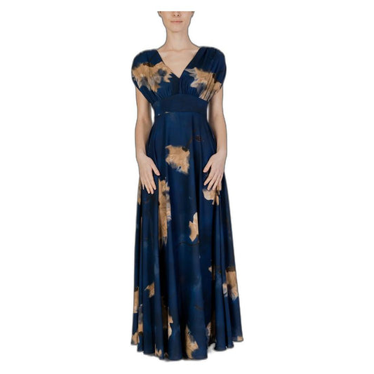 Rinascimento Blue Polyester Dress Rinascimento Rosy Brown