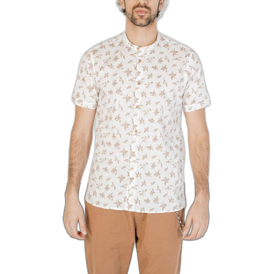 Hamaki-Ho Gray Cotton Shirt Hamaki-Ho Light Gray