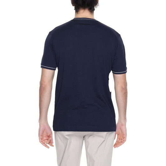 Hamaki-Ho Blue Cotton T-Shirt Hamaki-Ho Dark Slate Gray