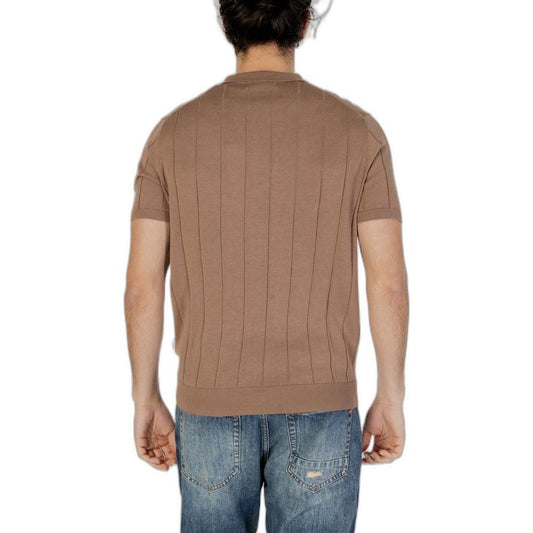 Hamaki-Ho Gray Cotton T-Shirt Hamaki-Ho Dim Gray