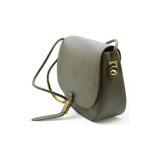 PINKO Green Leather Women Crossbody Bag PINKO Dim Gray