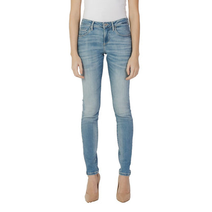 Guess Blue Cotton Skinny Jean