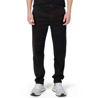 Hugo Boss Black Cotton Chino Pants