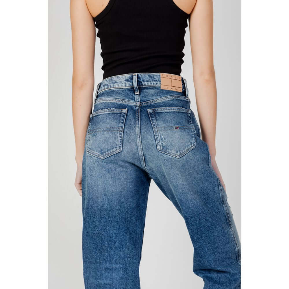 Tommy Hilfiger Jeans Blue Recycled Cotton Mom Jean TO-13192400176-W31 | L32
