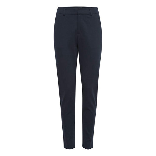 ICHI Blue Recycled Polyester Jeans & Pant ICHI Dark Slate Gray