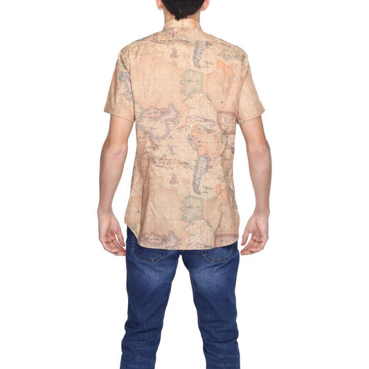 Alviero Martini Prima Classe Beige Polyester Shirt Alviero Martini Prima Classe Tan