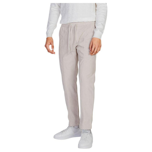Antony Morato Beige Polyester Jeans & Pant Antony Morato Gray