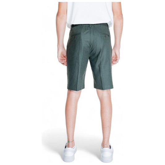 Antony Morato Green Linen Short Antony Morato Dark Slate Gray