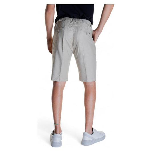 Antony Morato Beige Linen Short Antony Morato Gray