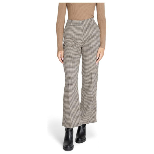 Only Beige Polyester Jeans & Pant Only Rosy Brown