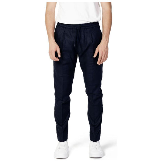 Antony Morato Blue Linen Jeans & Pant Antony Morato Light Gray